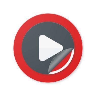 Video oynatımını kutsal kişilerin resmi, vektör çizim 