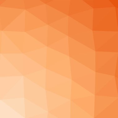 turuncu degrade geometrik poligonal dokulu arka plan 