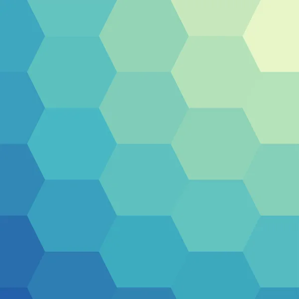 녹색과 파란색 기하학적 다각형 — 스톡 벡터