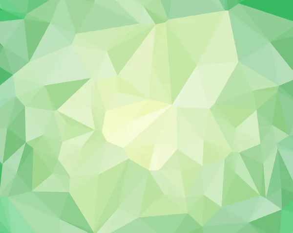 Verde Geométrico Poligonal Texturizado Fundo — Vetor de Stock