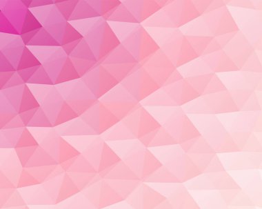 pembe geometrik Çokgen dokulu arka plan 