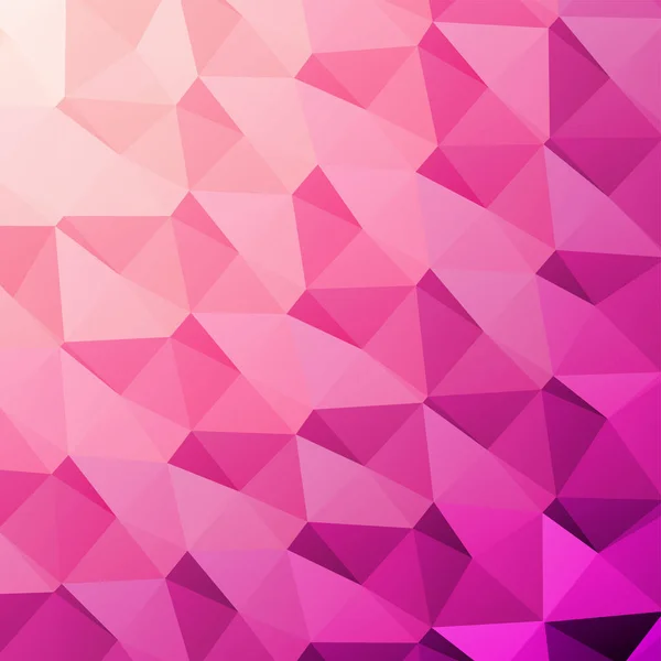 Fondo Texturizado Poligonal Geométrico Rosa — Vector de stock