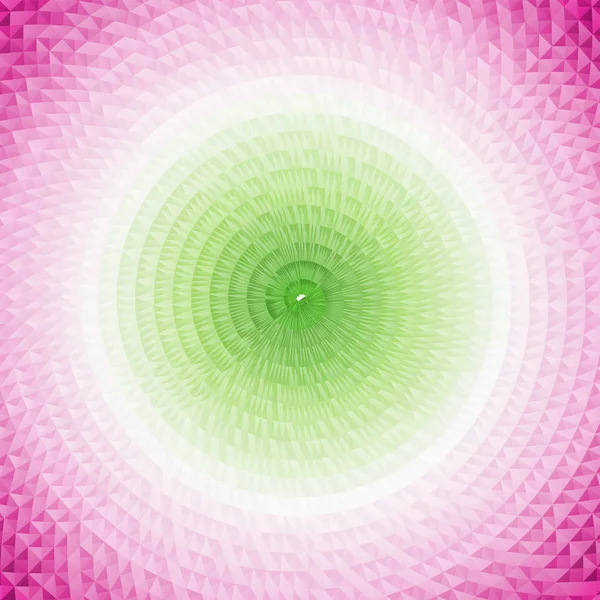 Rosa Und Grün Geometrischer Polygonaler Strukturierter Hintergrund — Stockvektor