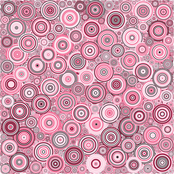 abstract generative art color distributed circles dots background illustration