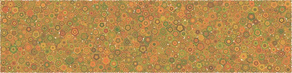抽象的な生成芸術の色分散正方形ポリゴン背景イラスト — ストックベクタ