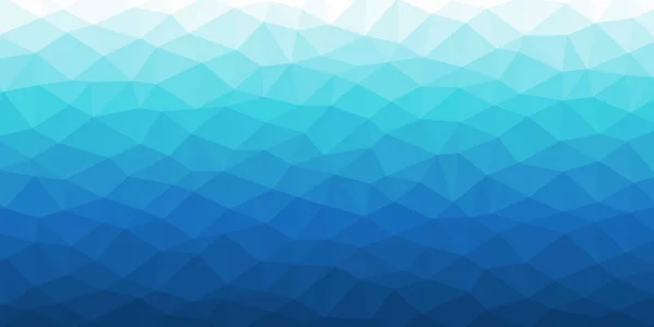 Blauer Farbverlauf Geometrischer Polygonaler Strukturierter Hintergrund — Stockvektor