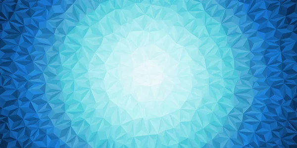 青いグラデーション幾何学的なポリゴンテクスチャの背景 — ストックベクタ
