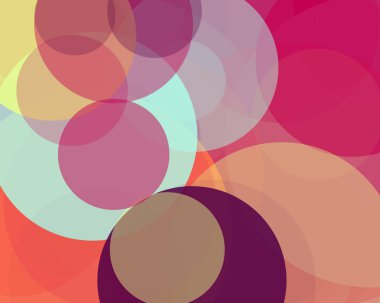 arka plan daire illüstrasyon dağıtılmış renk sanat