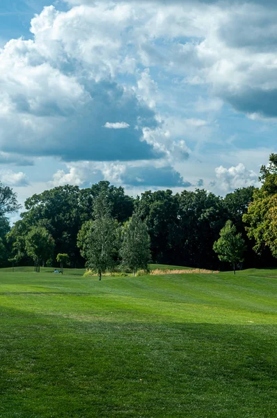 Golf Fält Mezhyhirya Nationalpark Byn Nya Petrovtsy Vyshgorodsky Distriktet Kiev — Stockfoto