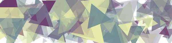 Astratto Generativo Arte Colore Distribuito Triangoli Poligoni Sfondo Illustrazione — Vettoriale Stock