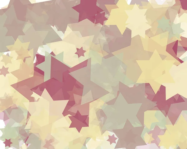 抽象的な生成芸術の色分散星の背景イラスト — ストックベクタ