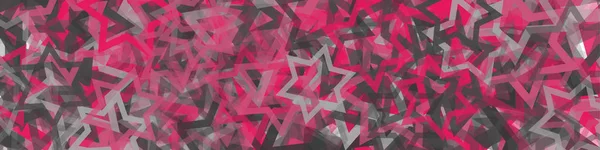 Abstrait Art Génératif Couleur Distribué Étoiles Fond Illustration — Image vectorielle