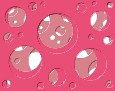 soyut generatif sanat renk dağıtılan yuvarlak delikler arka plan illüstrasyon