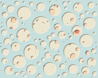 soyut generatif sanat renk dağıtılan yuvarlak delikler arka plan illüstrasyon