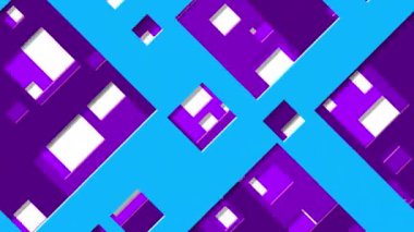 Soyut Generative Art renk dağıtılmış kareler çokgenler arka plan 