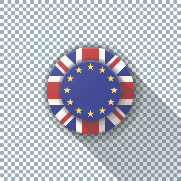 Union européenne & Royaume-Uni — Image vectorielle