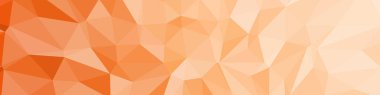 turuncu degrade geometrik poligonal dokulu arka plan 