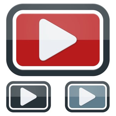 İkonlar oynamak, illüstrasyon vektör