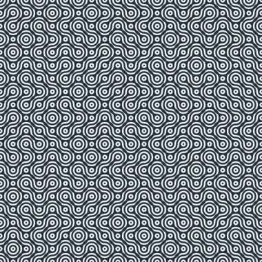 Truchet rasgele desen generative karo, sanat arka plan illüstrasyon 