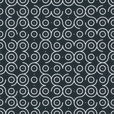 Truchet rasgele desen generative karo, sanat arka plan illüstrasyon 