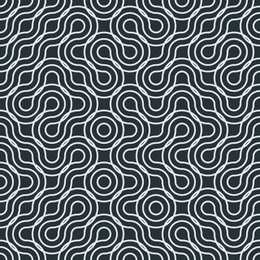 Truchet rasgele desen generative karo, sanat arka plan illüstrasyon 