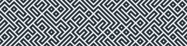 Truchet rasgele desen generative karo, sanat arka plan illüstrasyon 