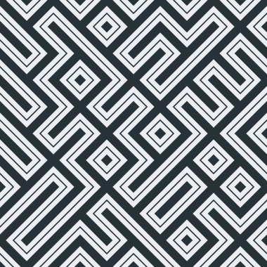 Truchet rasgele desen generative karo, sanat arka plan illüstrasyon 