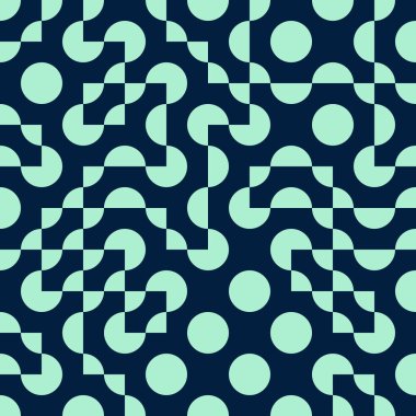 Truchet rasgele desen generative karo, sanat arka plan illüstrasyon 