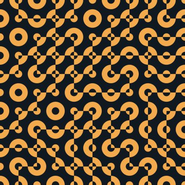 Truchet rasgele desen generative karo, sanat arka plan illüstrasyon 