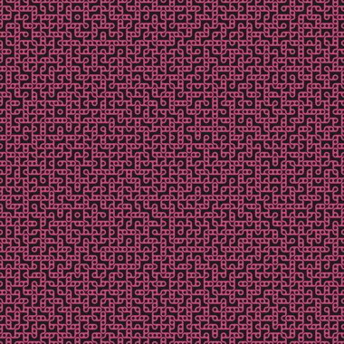 Truchet rasgele desen generative karo, sanat arka plan illüstrasyon 