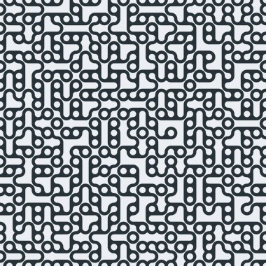 Truchet rasgele desen generative karo, sanat arka plan illüstrasyon 