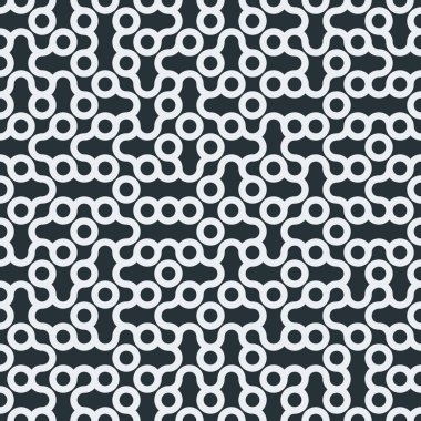 Truchet rasgele desen generative karo, sanat arka plan illüstrasyon 