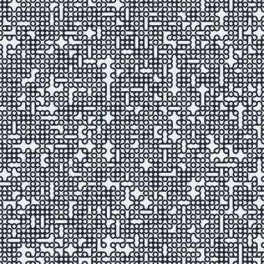 Truchet rasgele desen generative karo, sanat arka plan illüstrasyon 