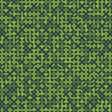 Truchet rasgele desen generative karo, sanat arka plan illüstrasyon 