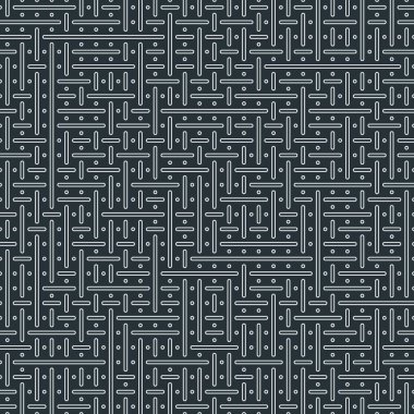 Truchet rasgele desen generative karo, sanat arka plan illüstrasyon 