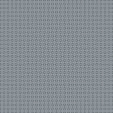 Truchet rasgele desen generative karo, sanat arka plan illüstrasyon 