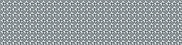Truchet Zufällige Muster Generative Fliese Kunst Hintergrund Illustration — Stockvektor