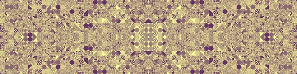 Pola Abstrak Penuh Warna Dengan Gambar Geometris - Stok Vektor