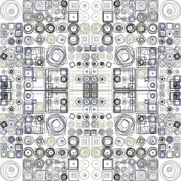 Абстрактный Красочный Узор Геометрическими Фигурами — стоковый вектор