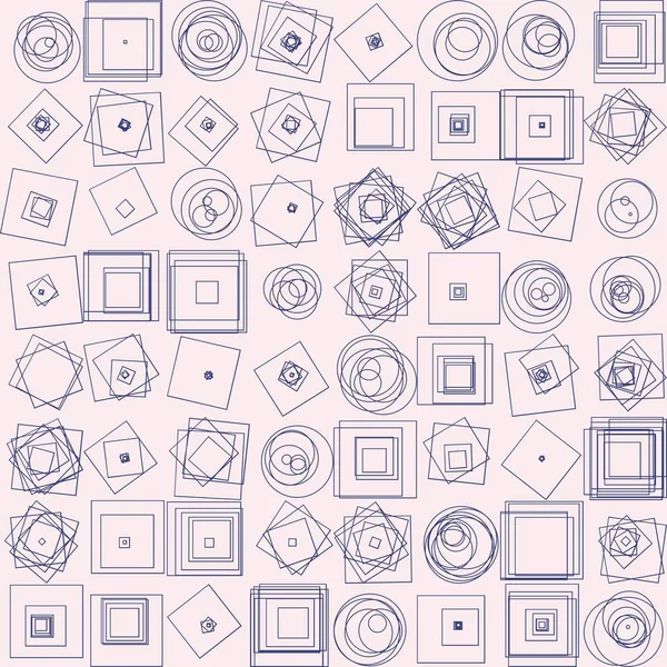 Patrón Colorido Abstracto Con Figuras Geométricas — Archivo Imágenes Vectoriales
