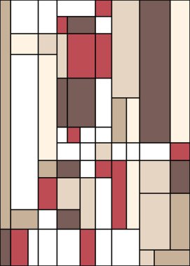 Sanat mondrian tarzında soyut renkli arkaplan  