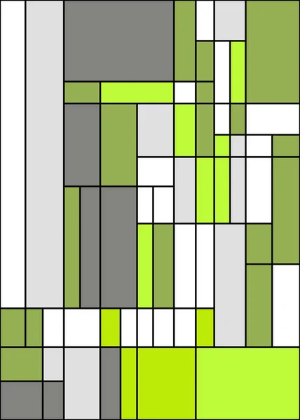 Fundo Colorido Abstrato Estilo Arte Mondrian — Vetor de Stock