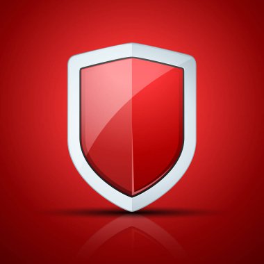 boş kalkan kutsal kişilerin resmi, vektör çizim