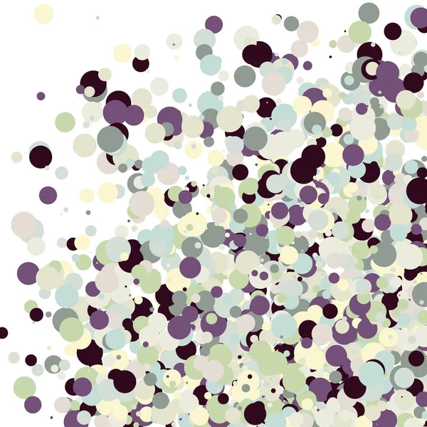 Абстрактне Мистецтво Барвисті Розподілені Точки Білому Тлі — стоковий вектор