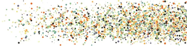 Abstrakcyjna Sztuka Kolorowe Rozłożone Kropki Białym Tle — Wektor stockowy