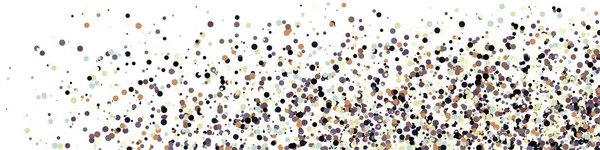 Abstrakcyjna Sztuka Kolorowe Rozłożone Kropki Białym Tle — Wektor stockowy
