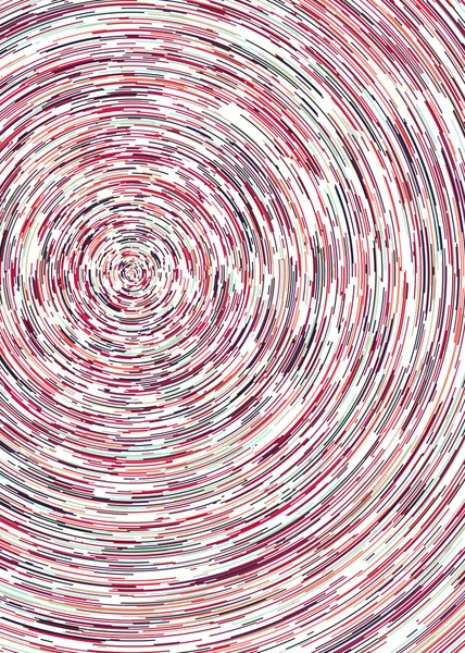Abstrakte Bunte Segmentierte Geometrische Kreise Muster Auf Weißem Hintergrund Computergestützte — Stockvektor