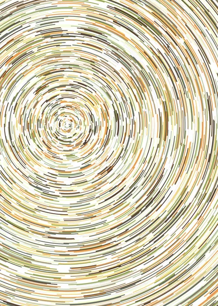 白い背景に抽象的なカラフルなセグメント幾何学的円パターン 計算生成芸術 — ストックベクタ
