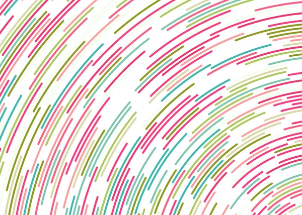 Абстрактный Красочный Сегментированный Геометрический Рисунок Кругов Белом Фоне Вычислительное Генеративное — стоковый вектор