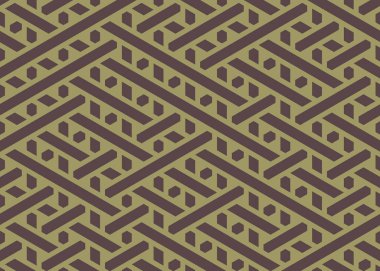 Renkli fayans, kusursuz rastgele dokuma çizgileri deseni, bağlantı sanatı arkaplan tasarımı illüstrasyonu  